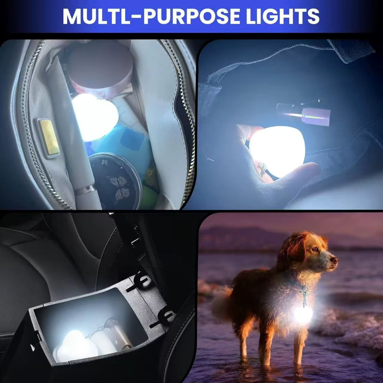 Portable LED Purse Light with Touch Sensor – Stylish Handbag Lamp, Perfect Gift for Women, Family & Friends, Ideal for Everyday Use