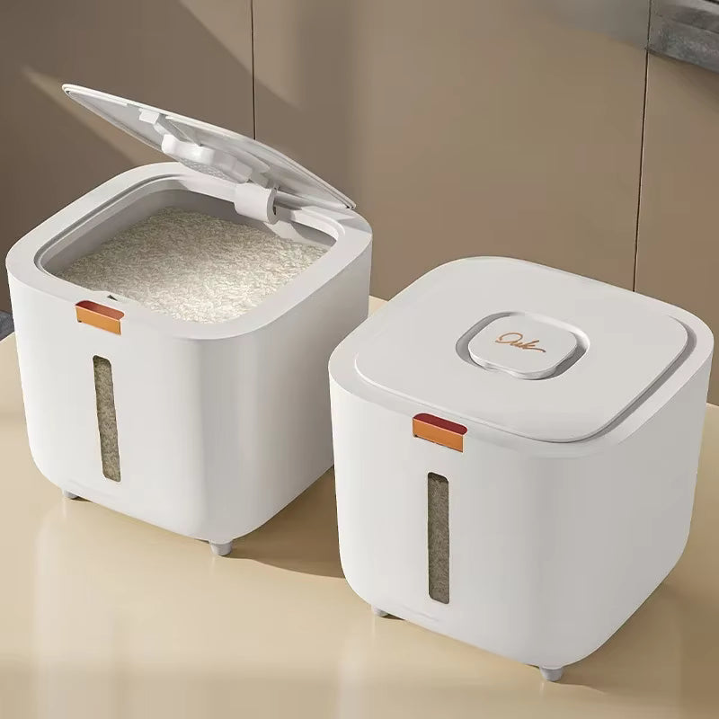 Premium Multi-Purpose Food Storage Bin – Airtight, Moisture-Proof & Pest-Resistant for Rice, Cereal, Flour, Pet Food and More (5/10kg)